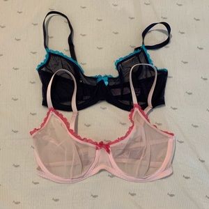SavagexFenty Mesh Unlined Bras